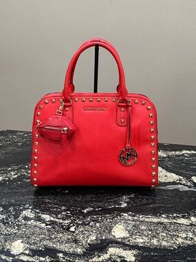 Michael Kors 🌹 Saffiano Studded Dome Satchel
